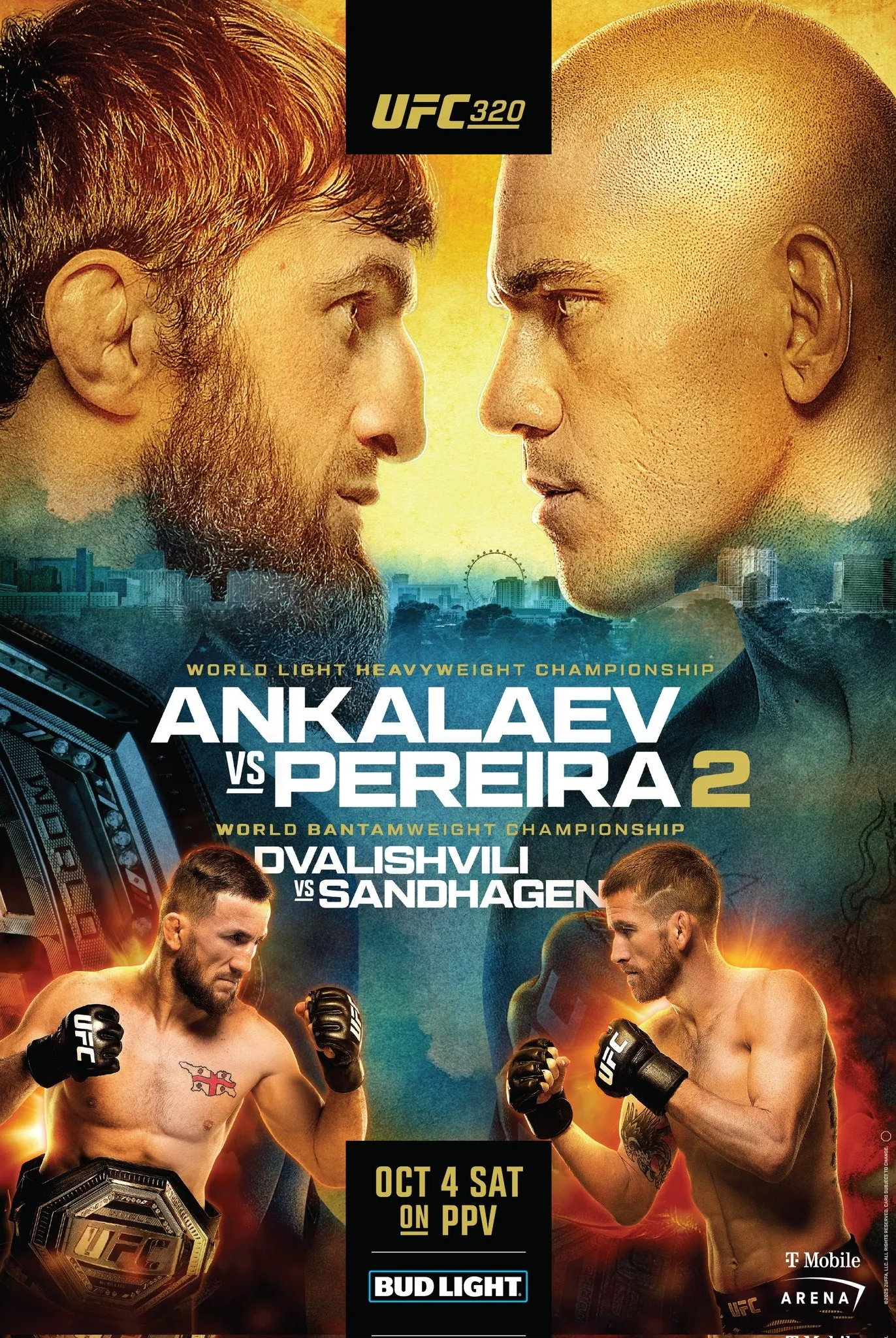 UFC 320: Ankalaev vs. Pereira 2 (Predictions)