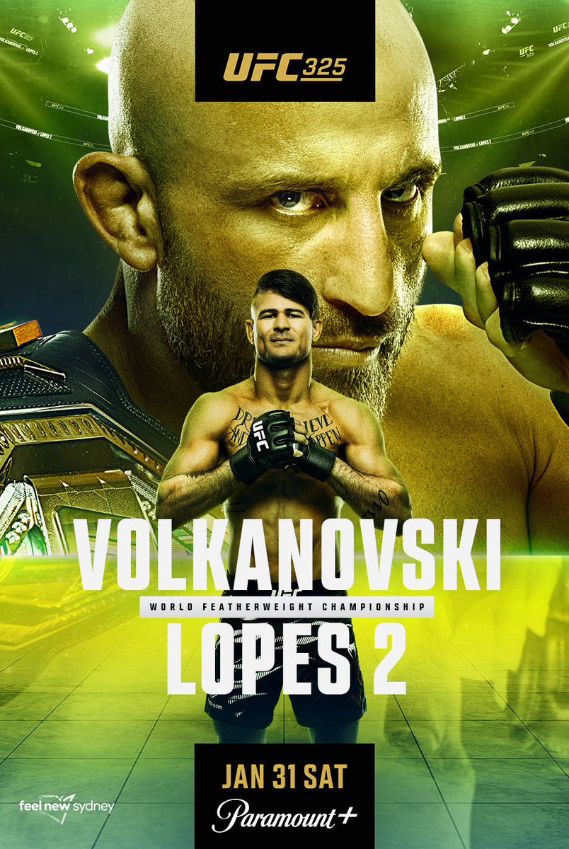 UFC 325: Volkanovski vs Lopes 2 (Predictions)