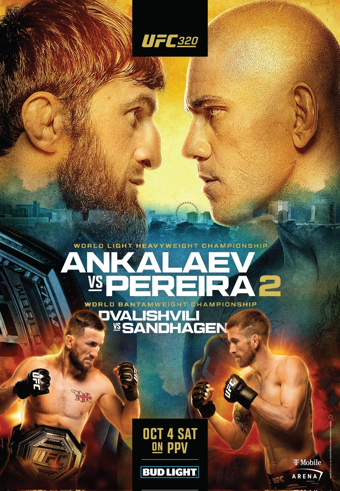 UFC 320: Ankalaev vs. Pereira 2 (Predictions)