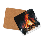 Abstract Campfire Coaster