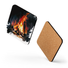 Abstract Campfire Coaster