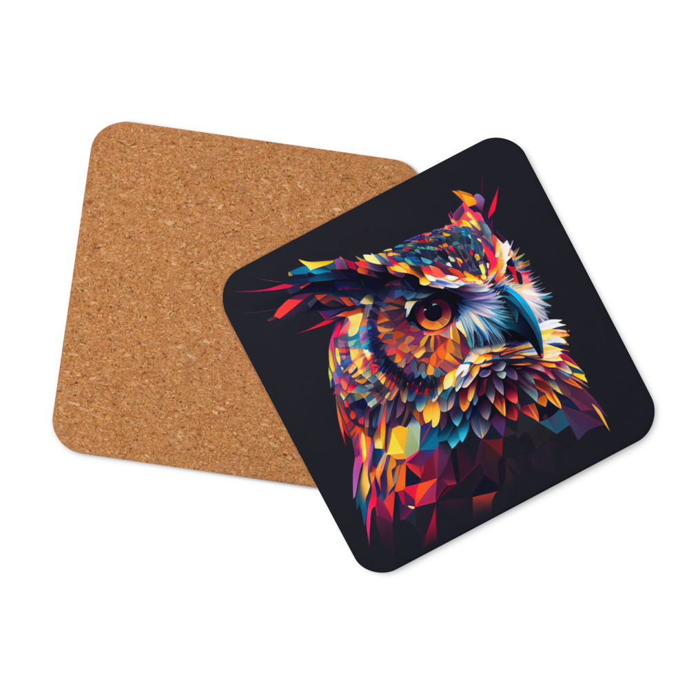 Colourful Owl Coaster