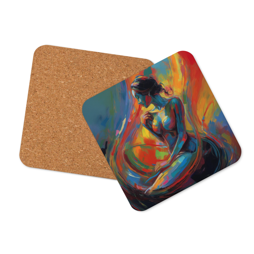 Iridescent Silhouette Coaster