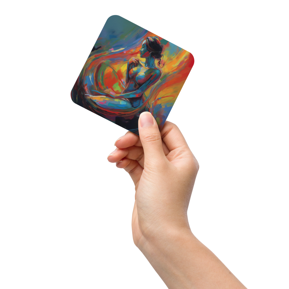 Iridescent Silhouette Coaster