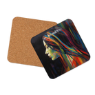 Vibrant Silhouette Coaster