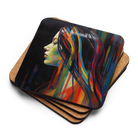 Vibrant Silhouette Coaster