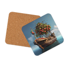 Pirate Ship Apples Coaster