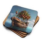 Pirate Ship Apples Coaster