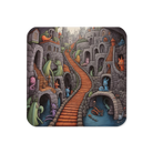 Orange Stairs Coaster