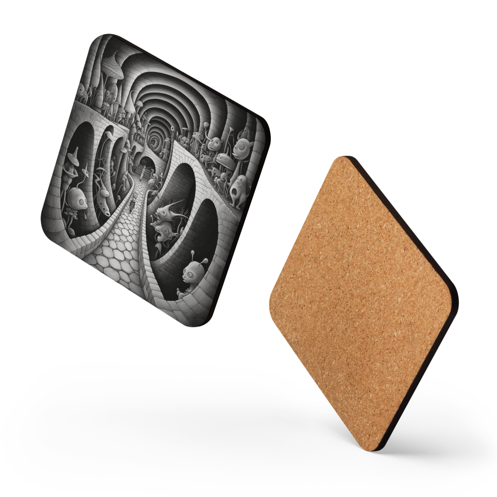 Black Path Coaster