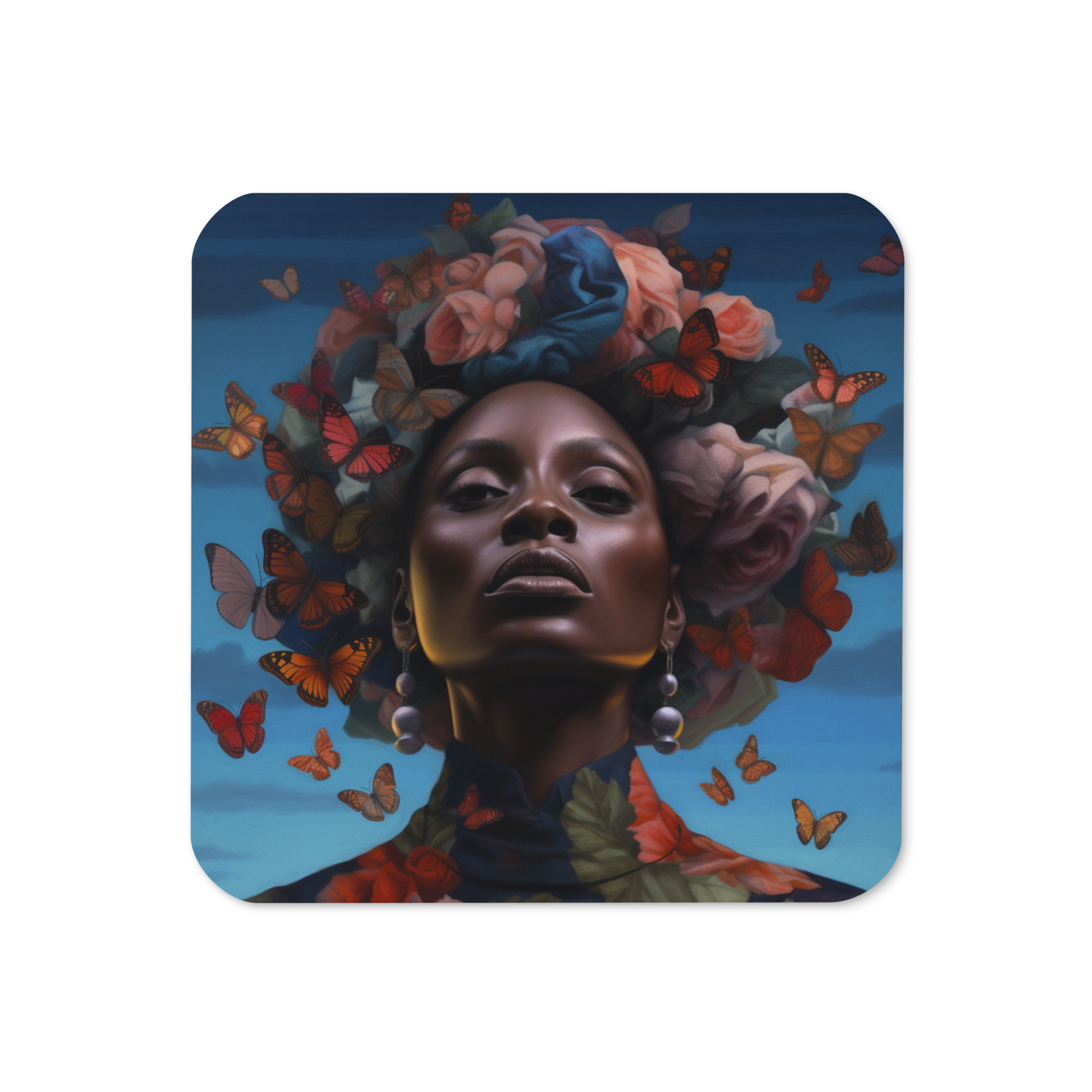 Fearless Portrait Coaster