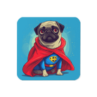 Superhero Pug Coaster