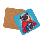 Superhero Pug Coaster