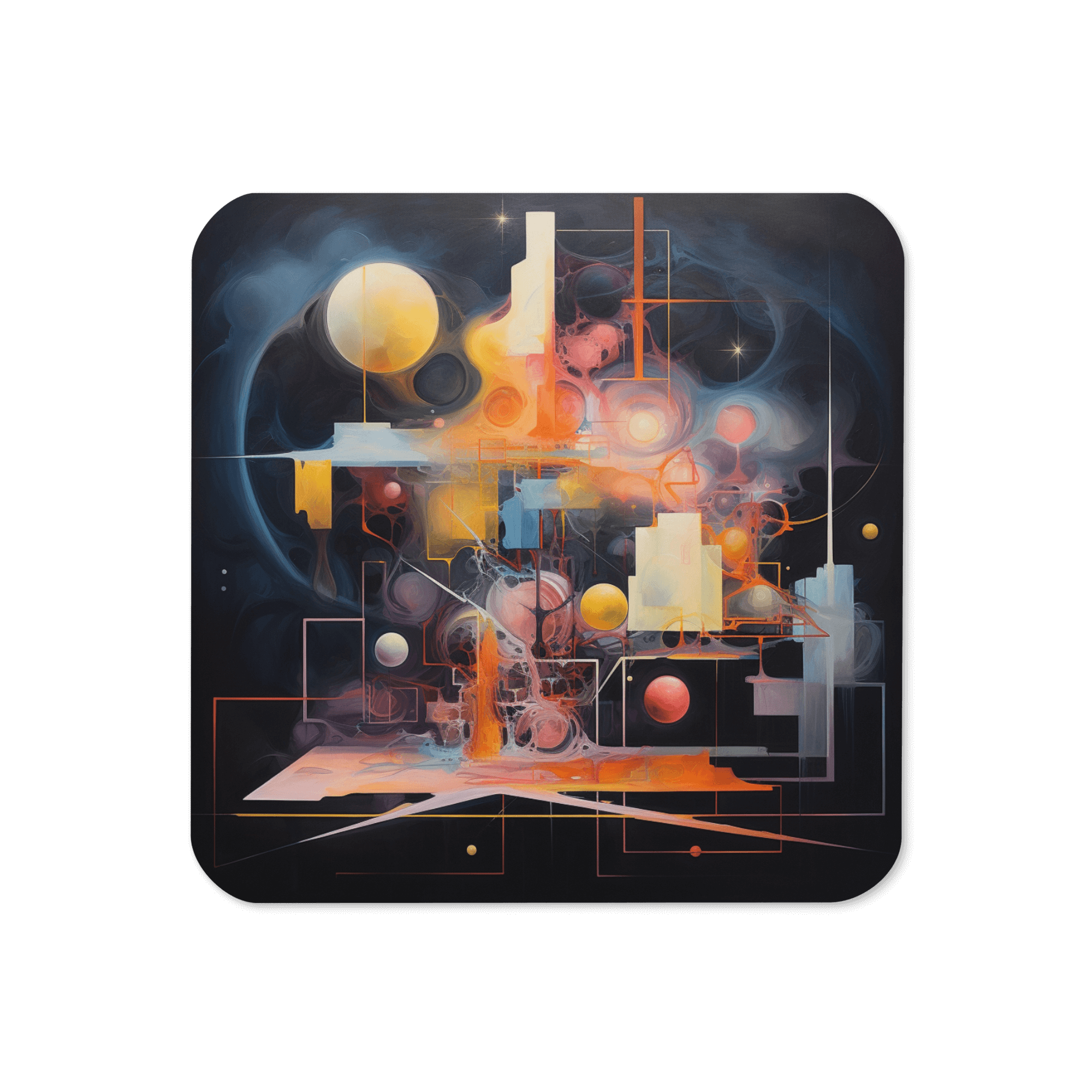 Abstract Cosmos Coaster