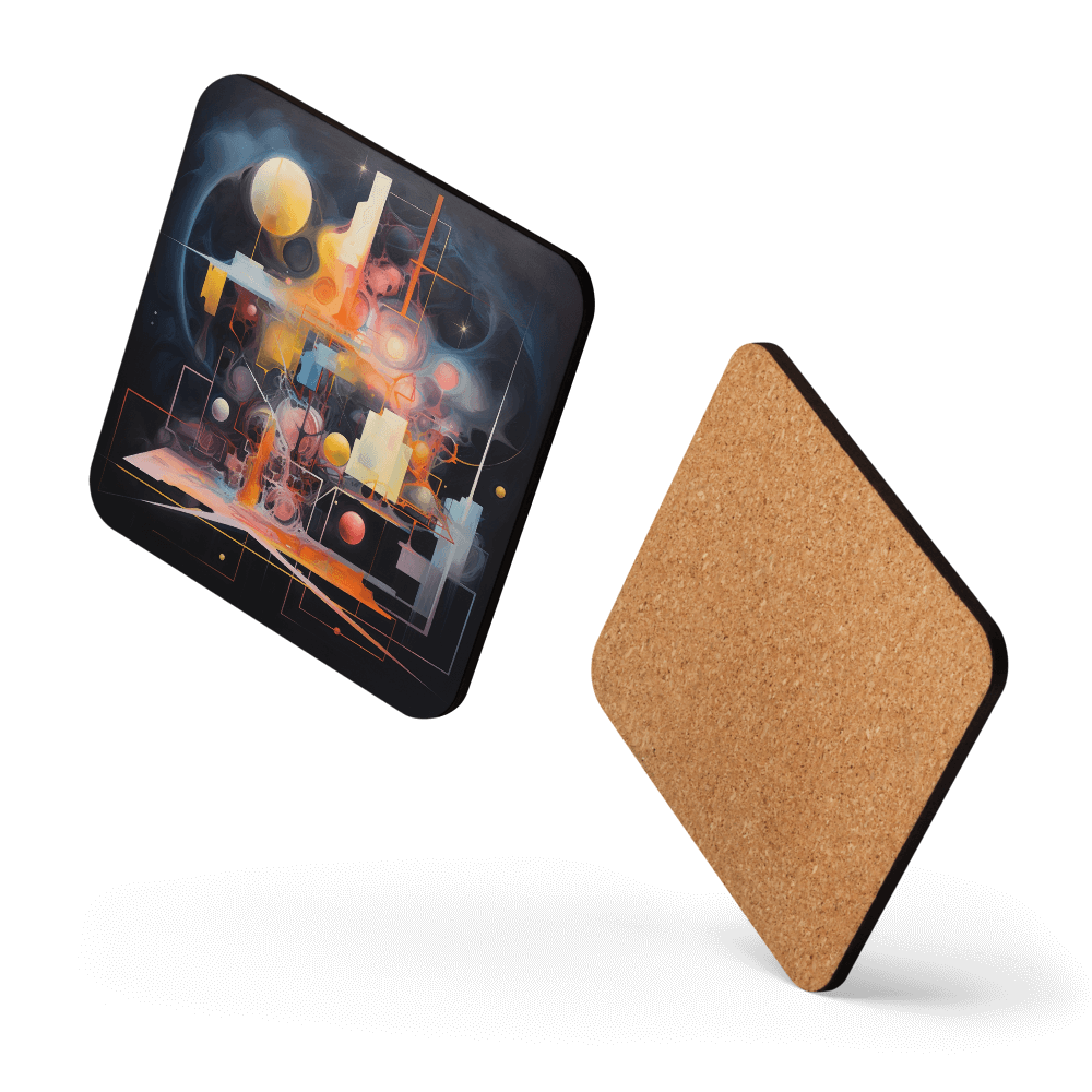 Abstract Cosmos Coaster