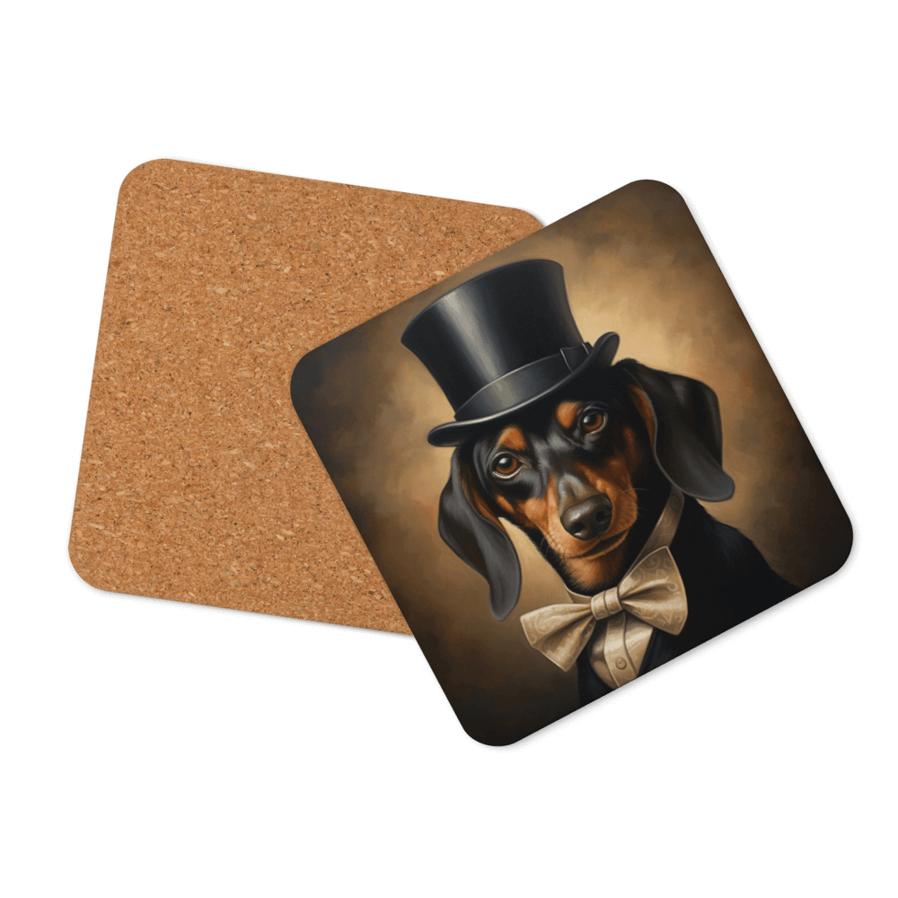 Dapper Dachshund Coaster