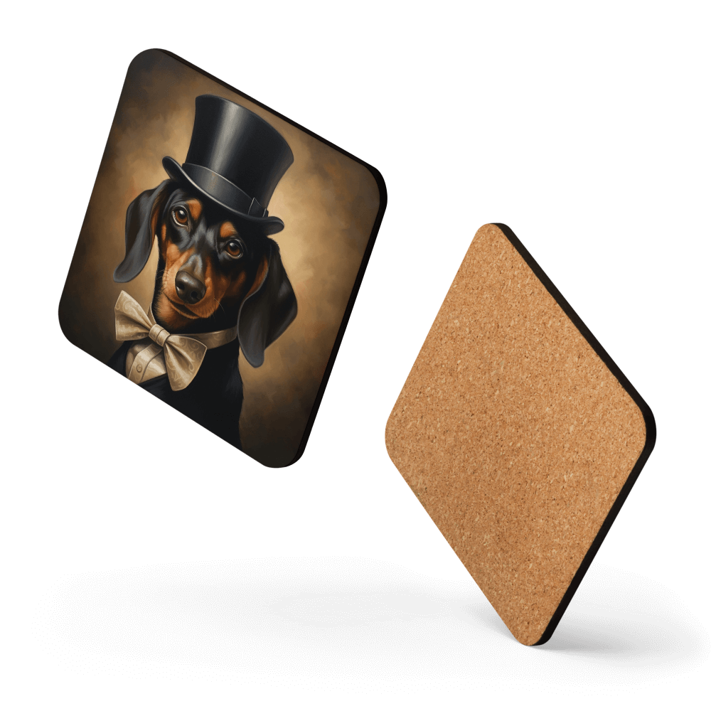 Dapper Dachshund Coaster