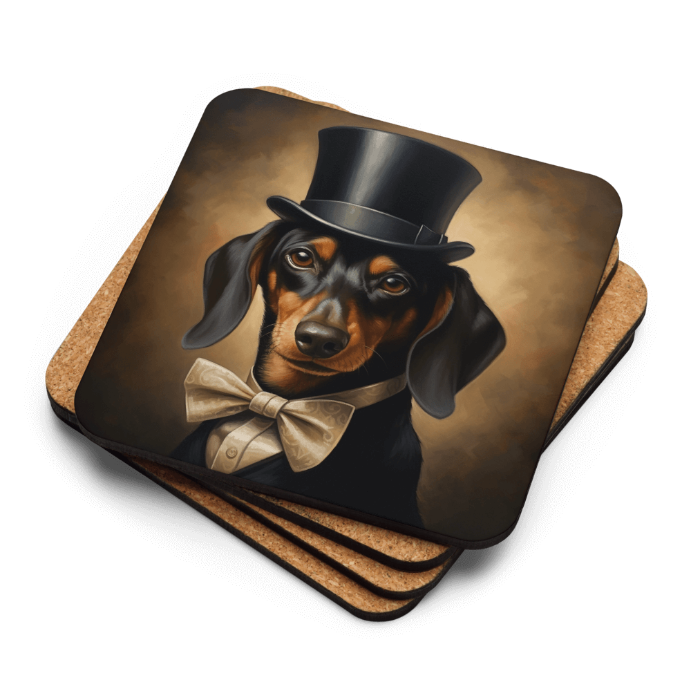 Dapper Dachshund Coaster