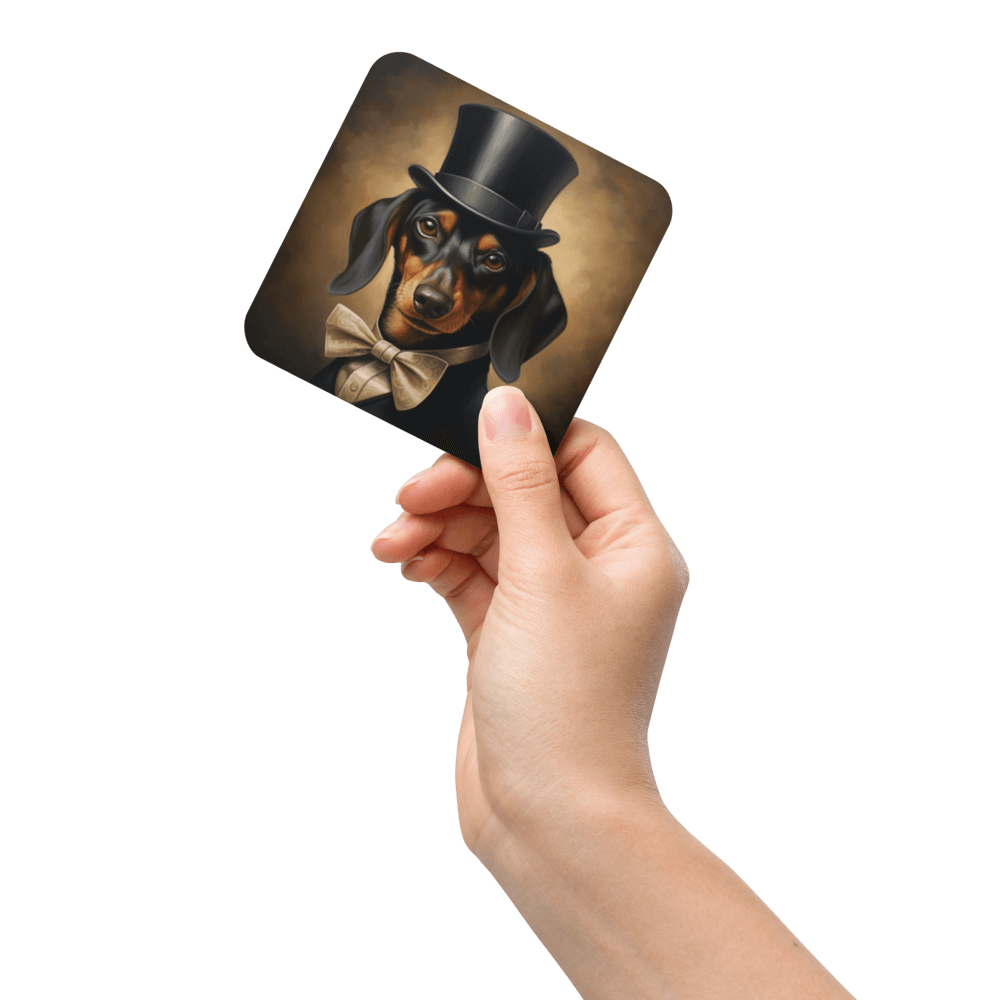 Dapper Dachshund Coaster