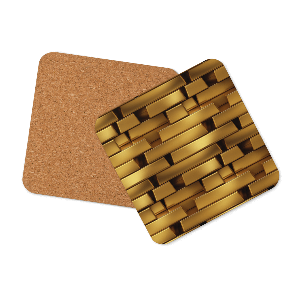 Gold Bars Coaster