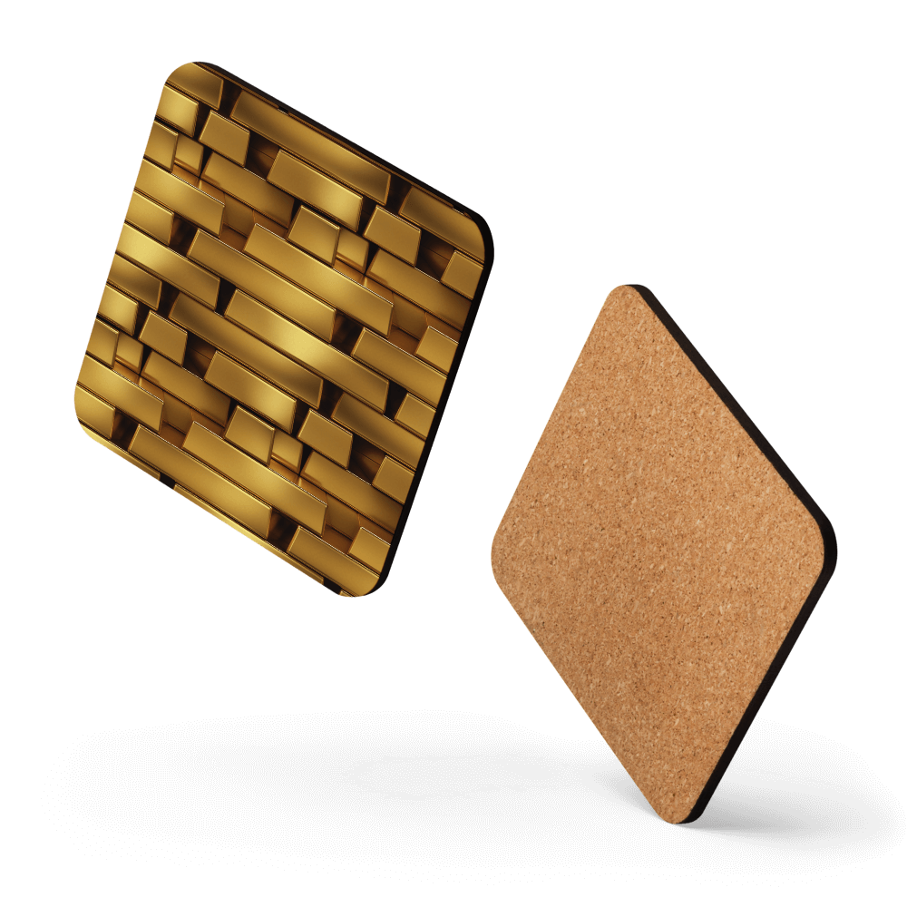 Gold Bars Coaster