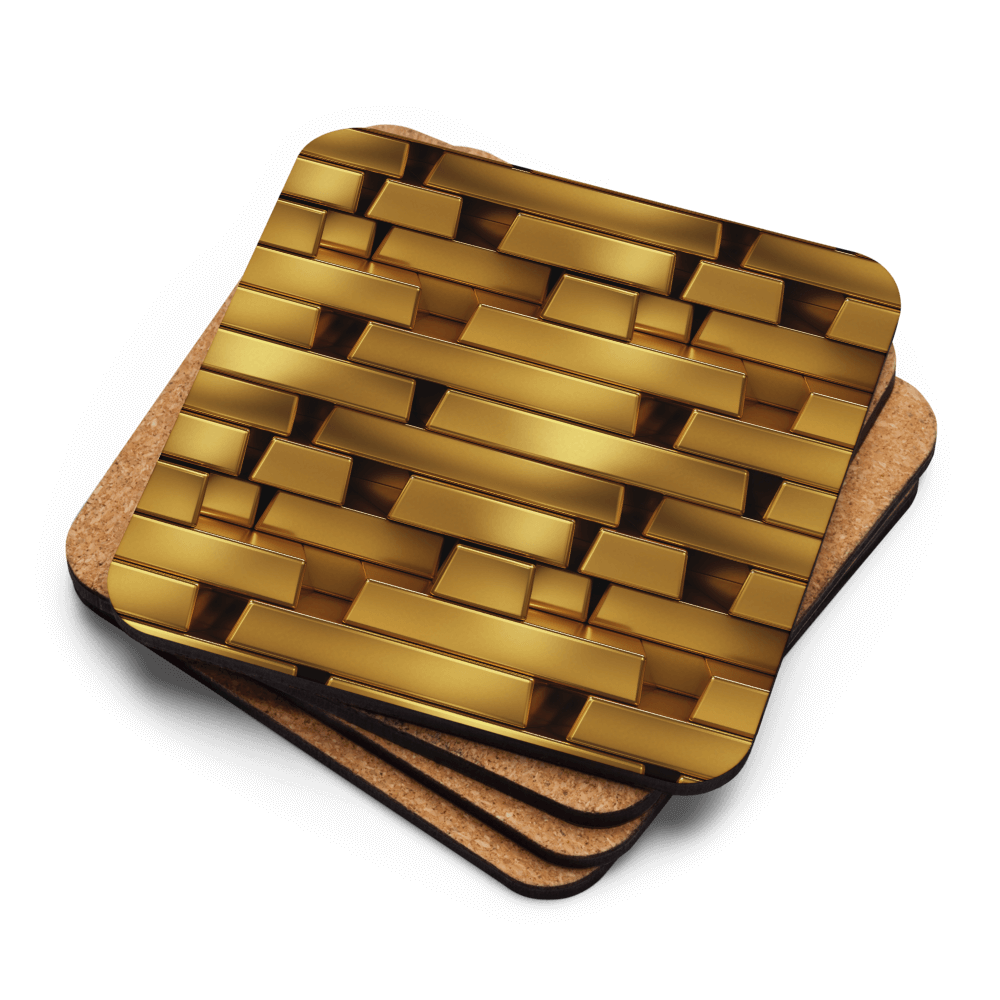 Gold Bars Coaster