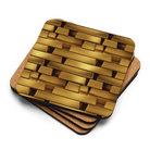 Gold Bars Coaster