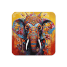 Patchwork Elephant Coaster