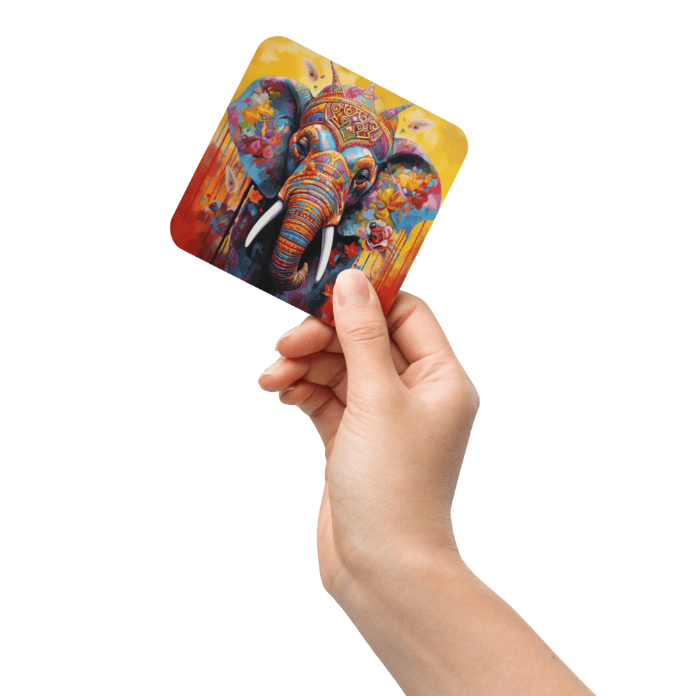 Patchwork Elephant Coaster
