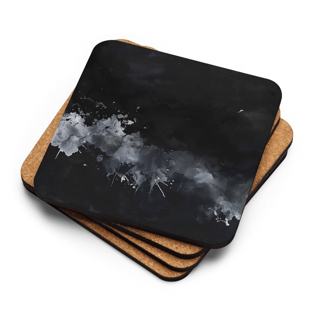 Watercolour Black Coaster