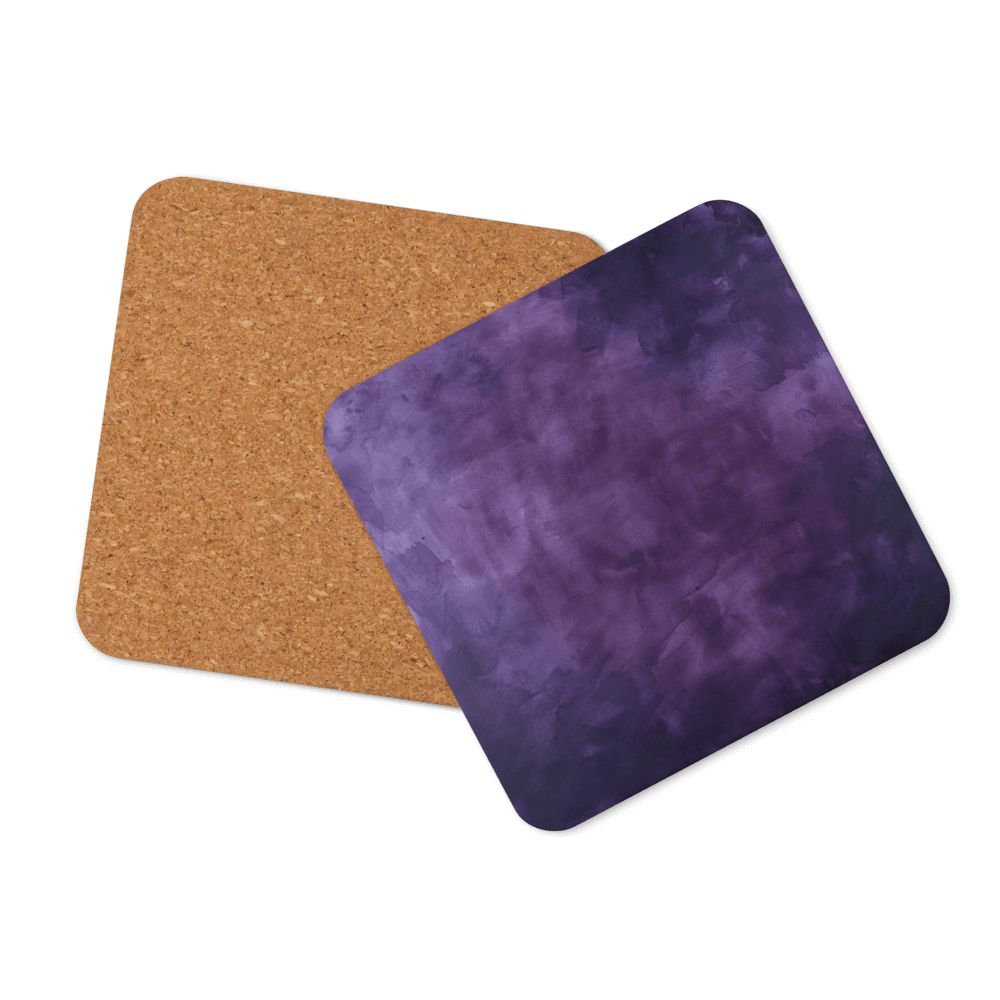 Watercolour Purple Coaster