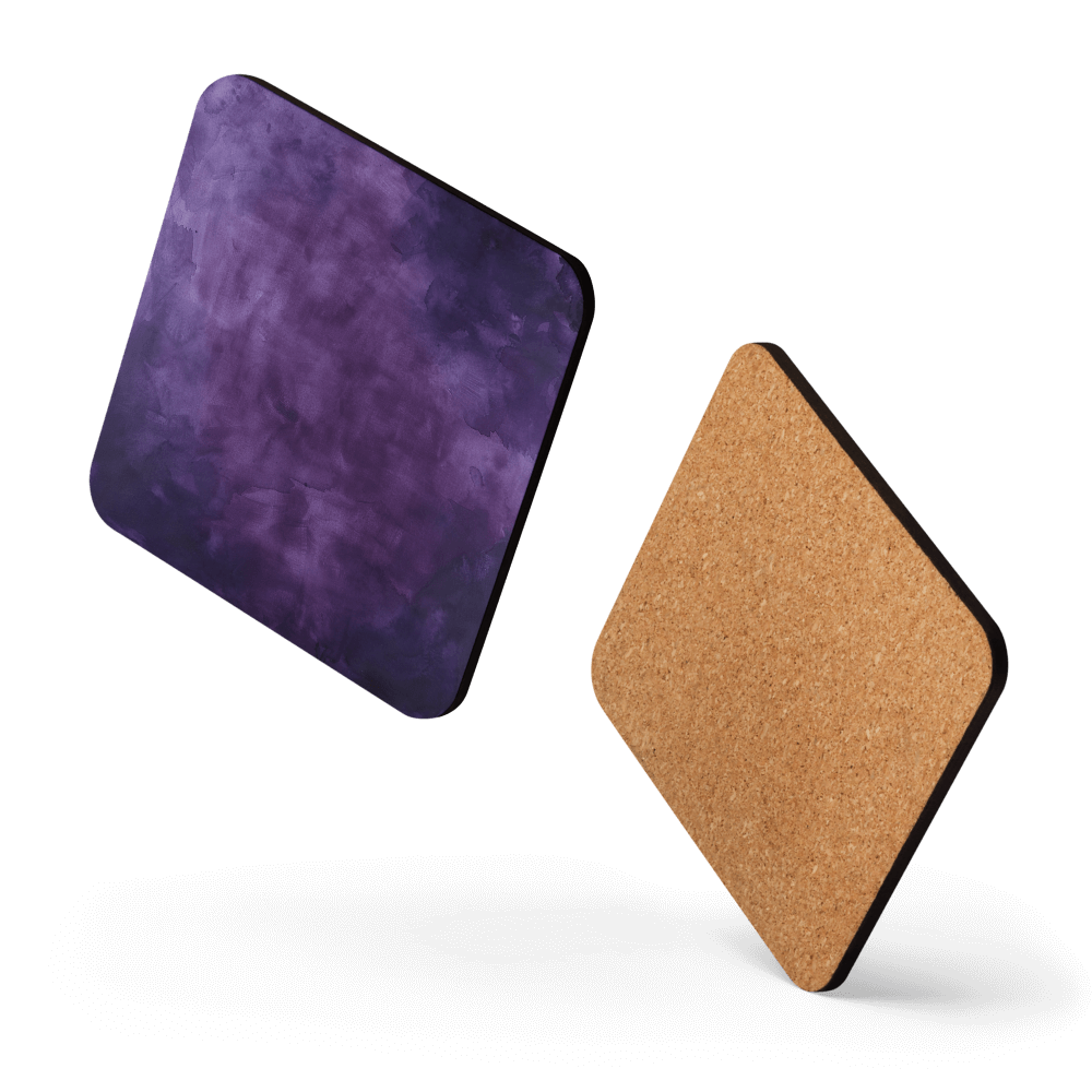 Watercolour Purple Coaster