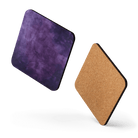 Watercolour Purple Coaster