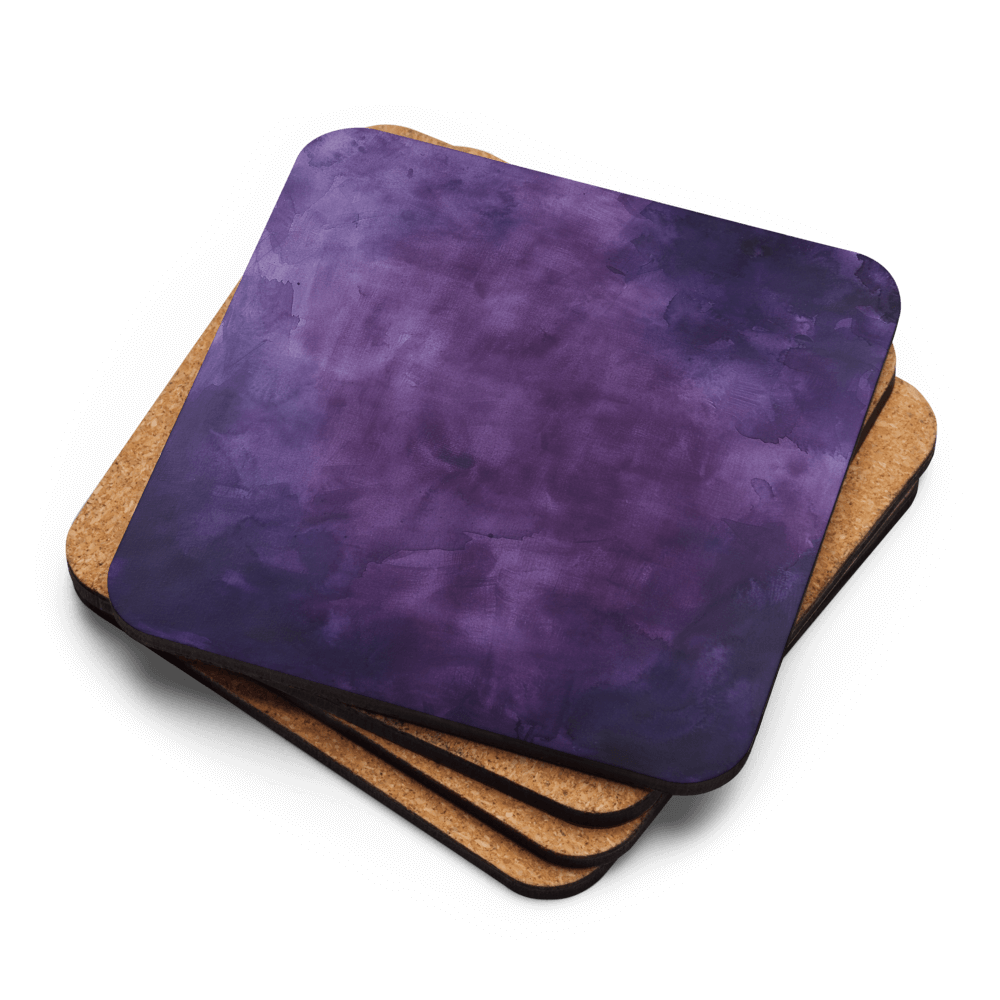 Watercolour Purple Coaster