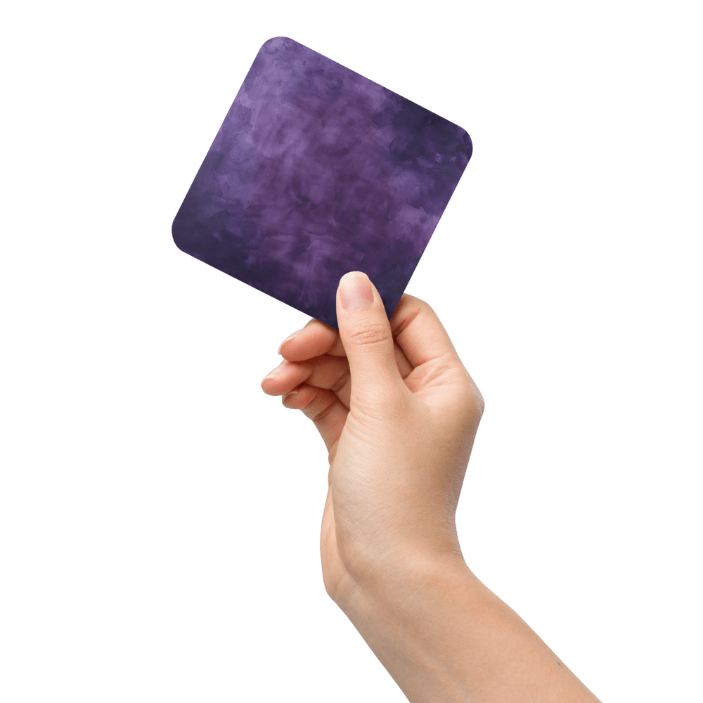 Watercolour Purple Coaster