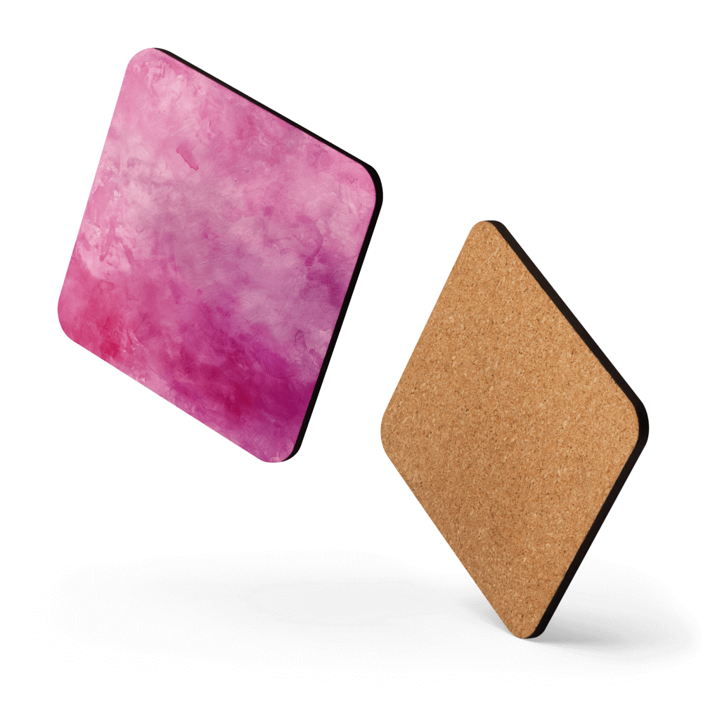 Watercolour Pink Coaster