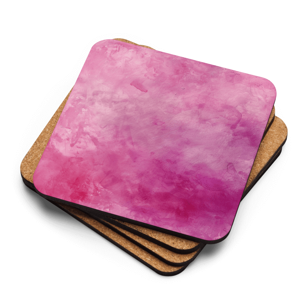 Watercolour Pink Coaster
