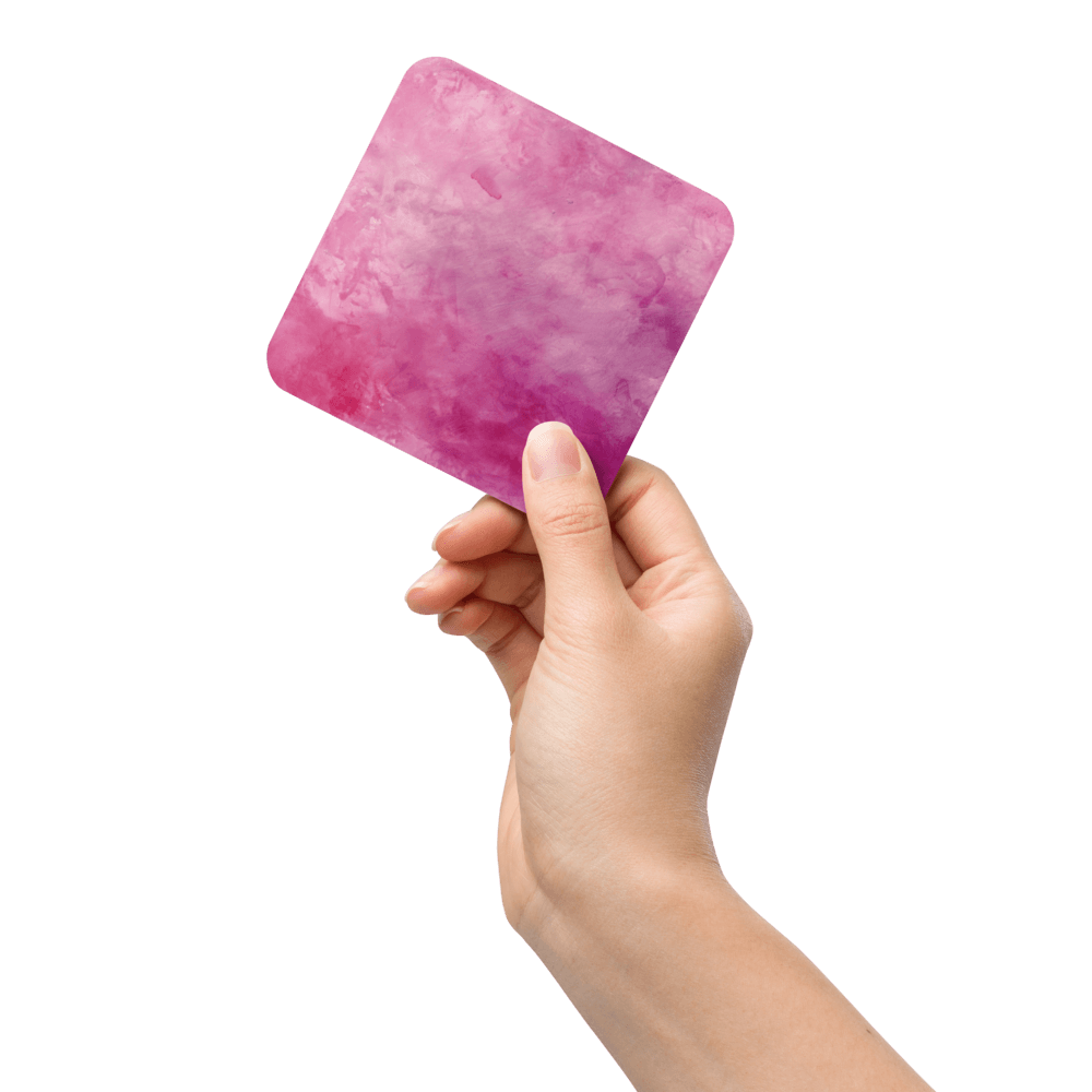 Watercolour Pink Coaster