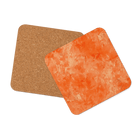 Watercolour Orange Coaster