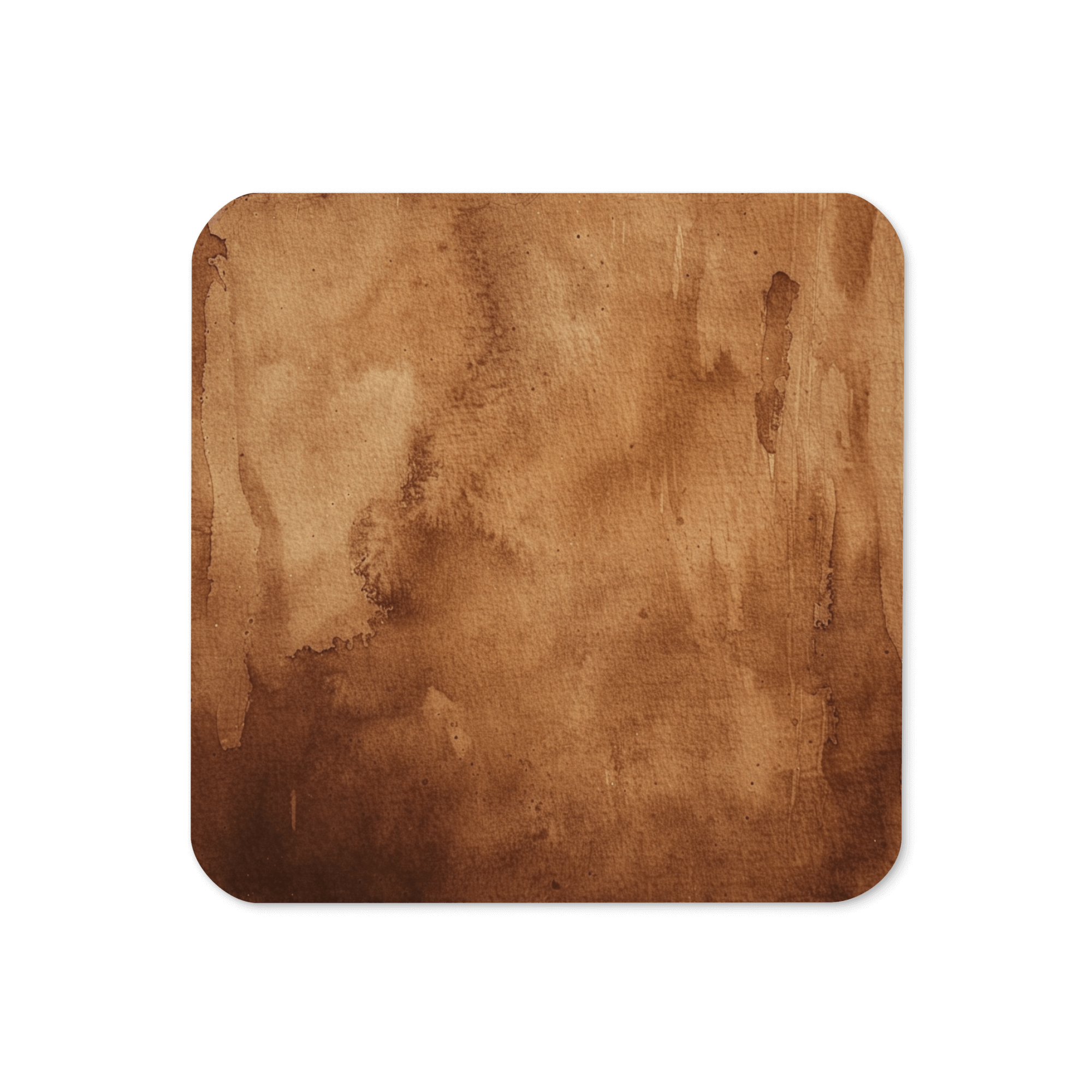 Watercolour Brown Coaster