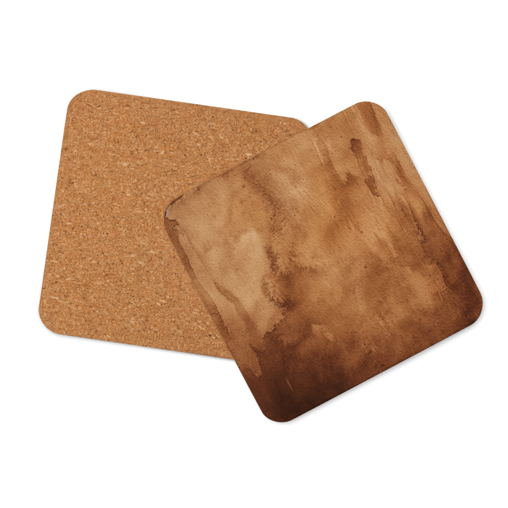 Watercolour Brown Coaster