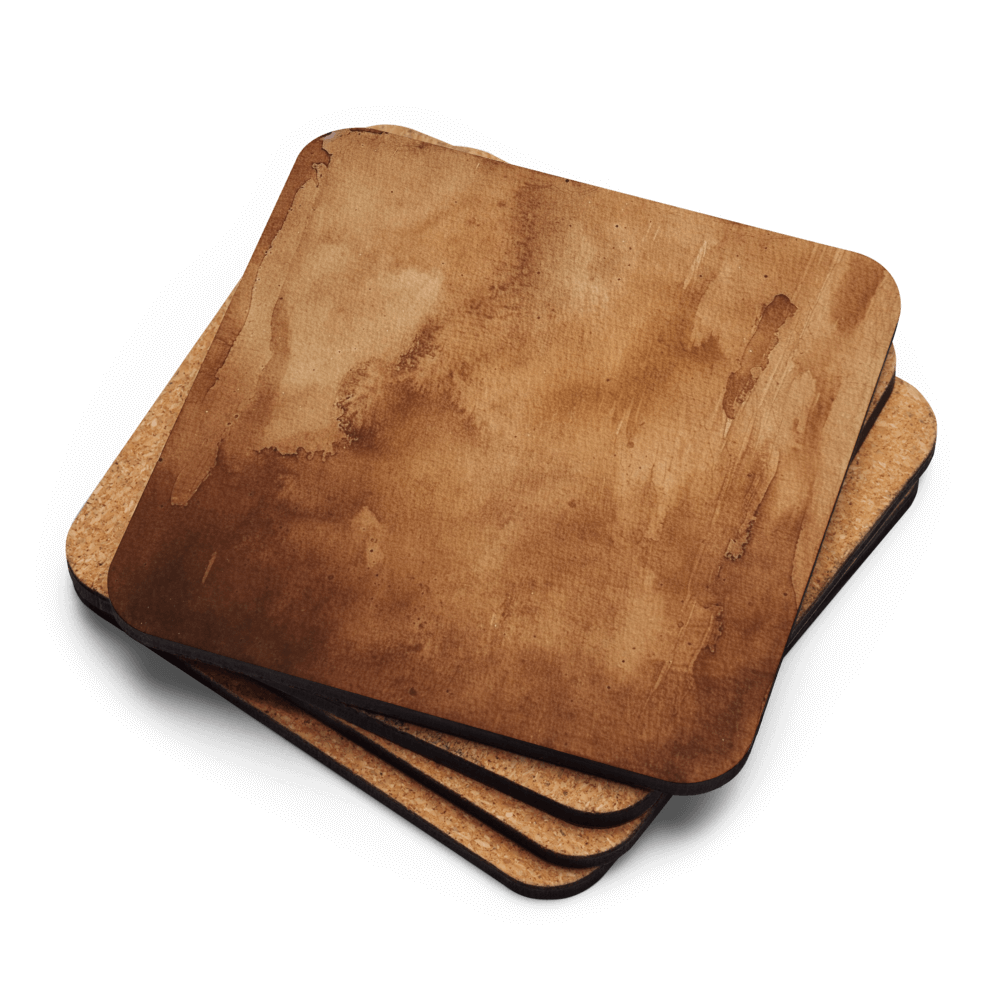 Watercolour Brown Coaster