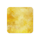 Watercolour Yellow Coaster