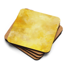 Watercolour Yellow Coaster