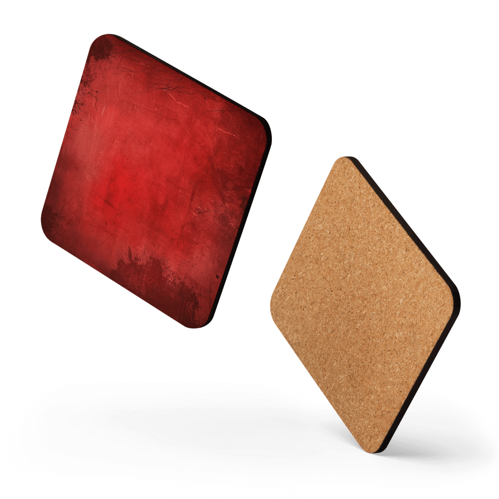 Watercolour Red Coaster
