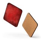 Watercolour Red Coaster
