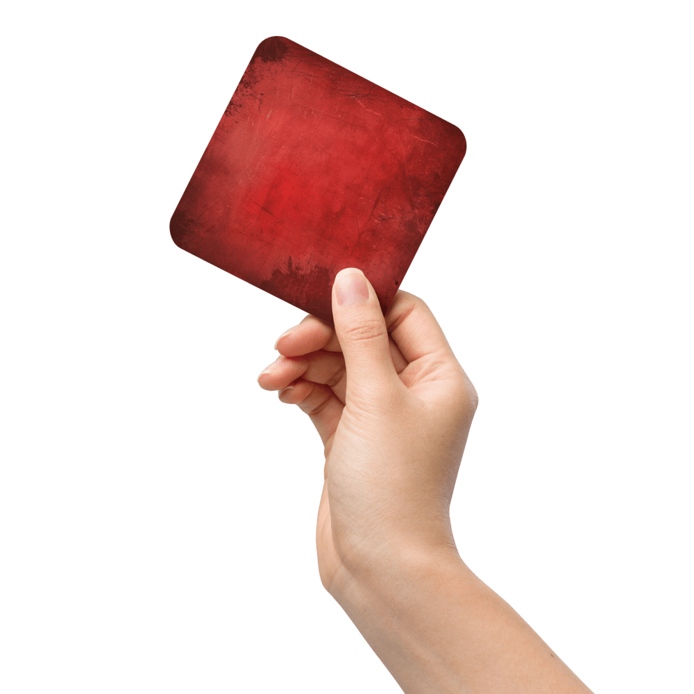 Watercolour Red Coaster