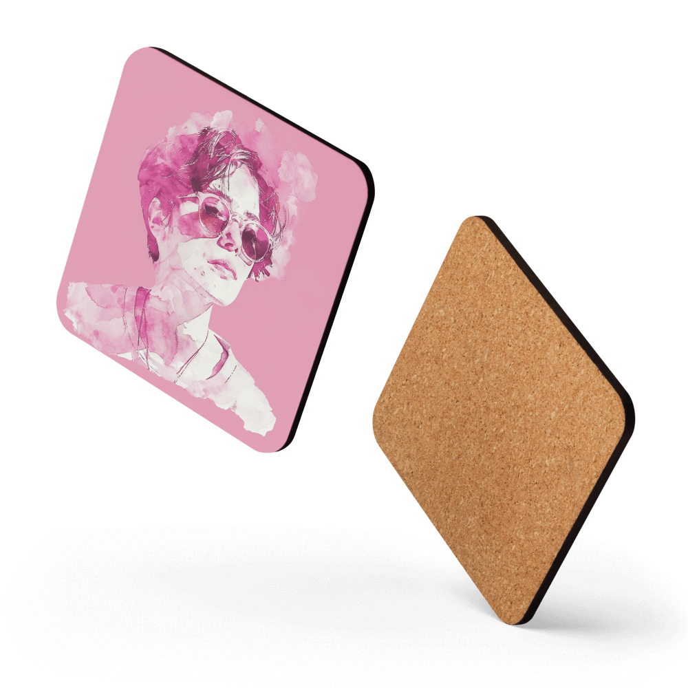 Pink Attitude Coaster