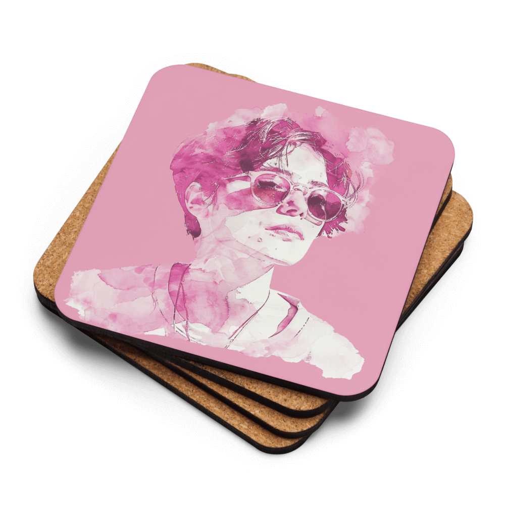 Pink Attitude Coaster