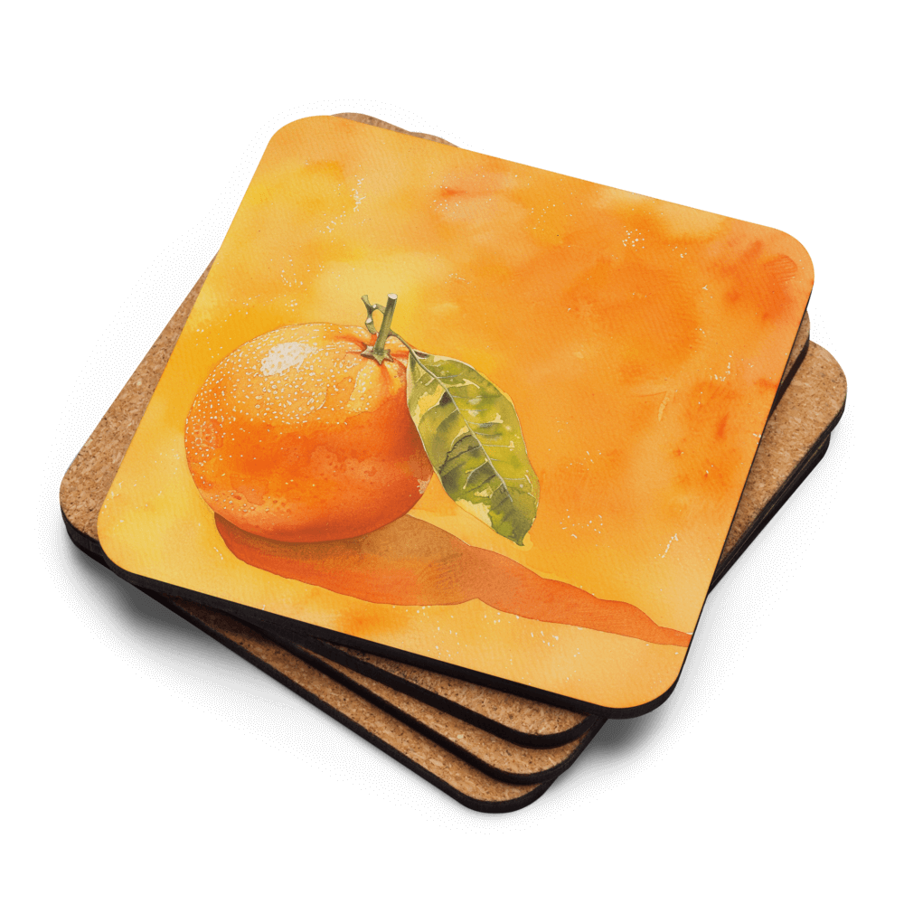 Serene Orange Coaster